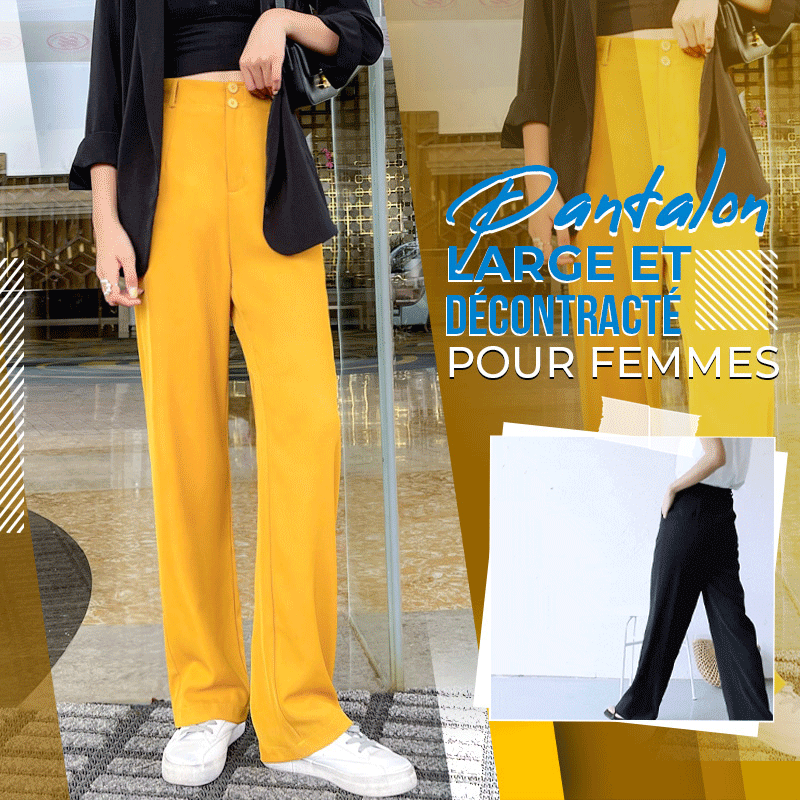🔥Vente de printemps🔥Pantalon large et décontracté pour femmes