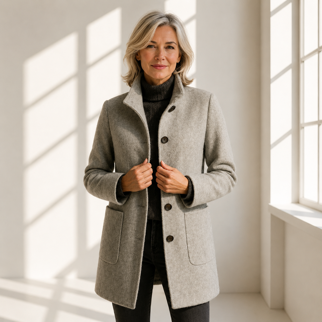 Eleonora | Manteau midi en laine