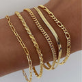 Elise™ | Ensemble de Bracelets en Or