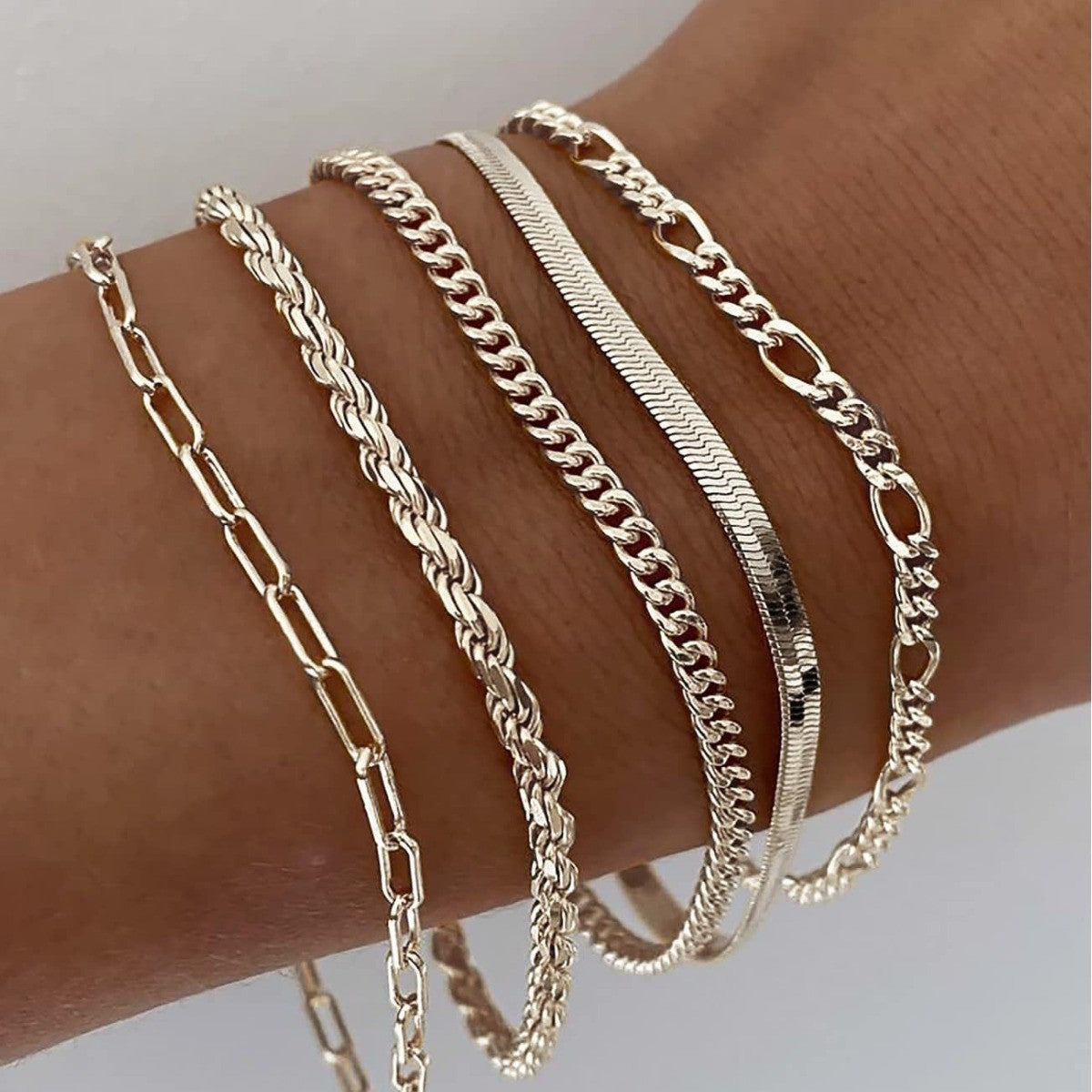 Elise™ | Ensemble de Bracelets en Or