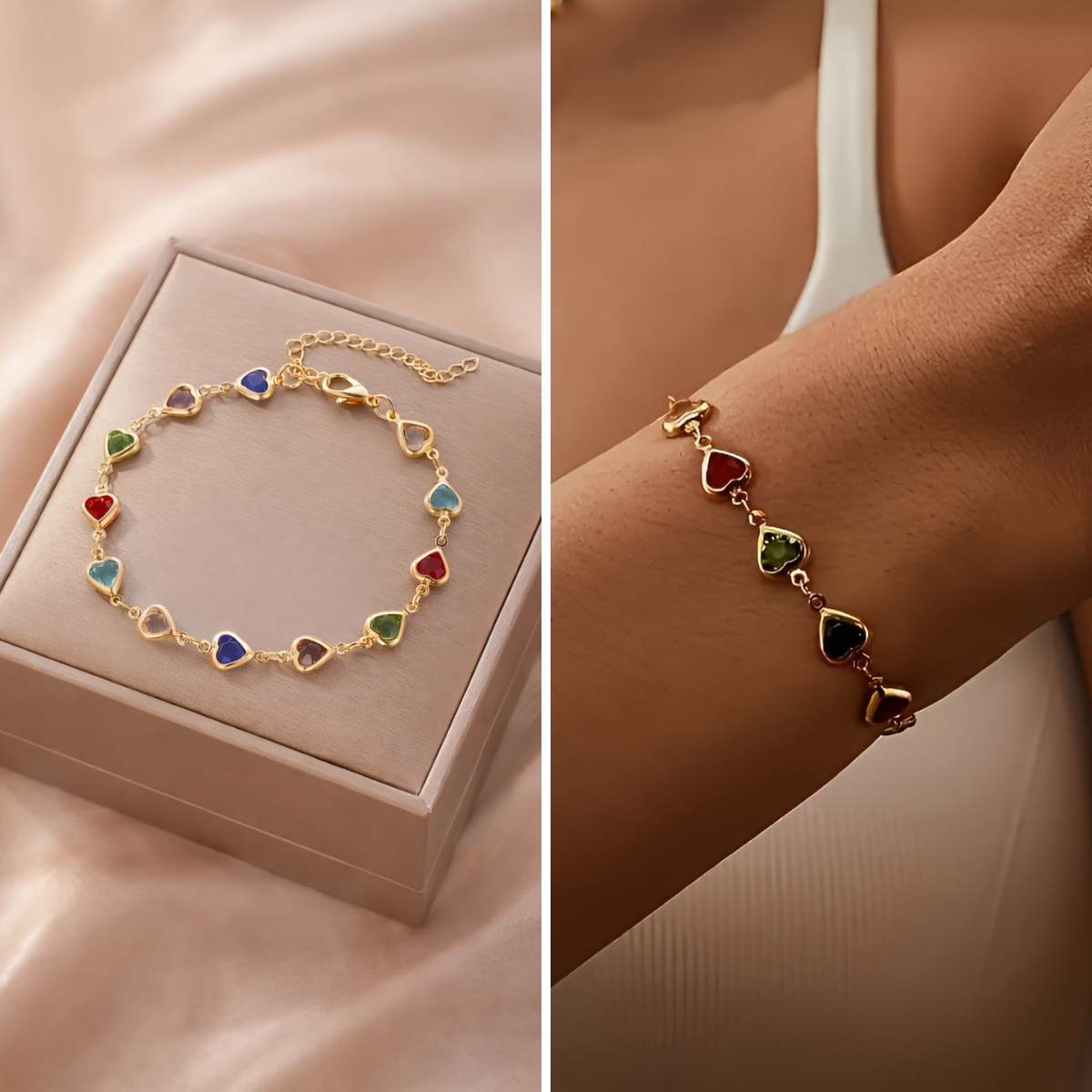 ROMY™ | Bracelet Cœur Délicat