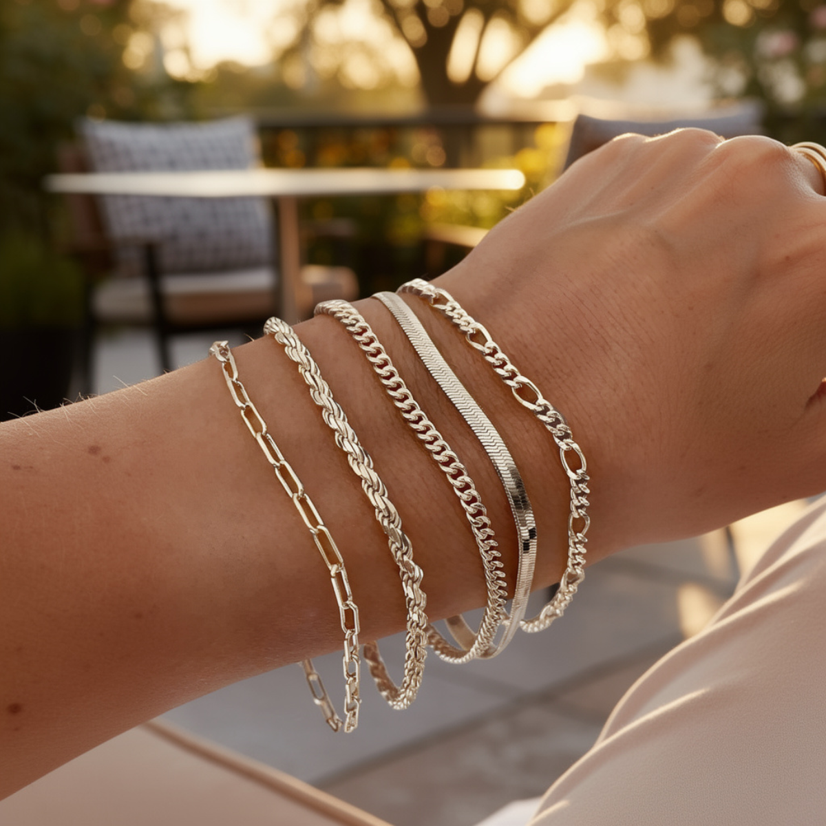 Elise™ | Ensemble de Bracelets en Or