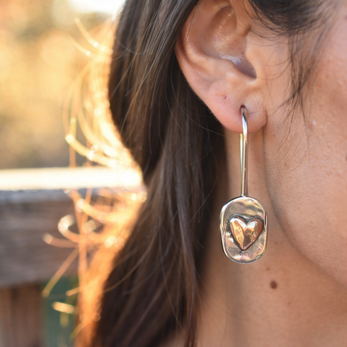 CLARA™ | Boucles d’Oreilles Cœur