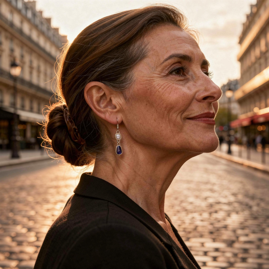 LÉANA™ | Boucles Pierre Bleue