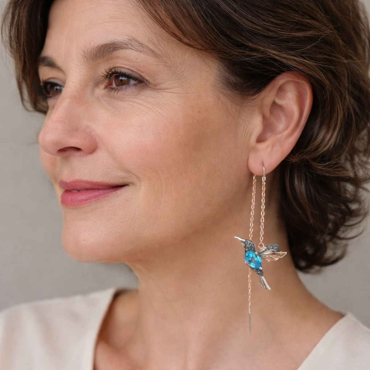 NAÏA™ | Boucles d’Oreilles Colibri