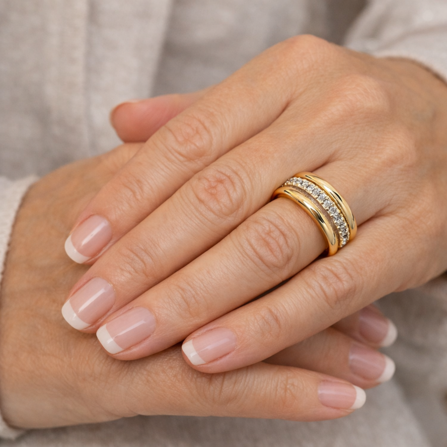 SARAH™ | Bague Vintage Zircon