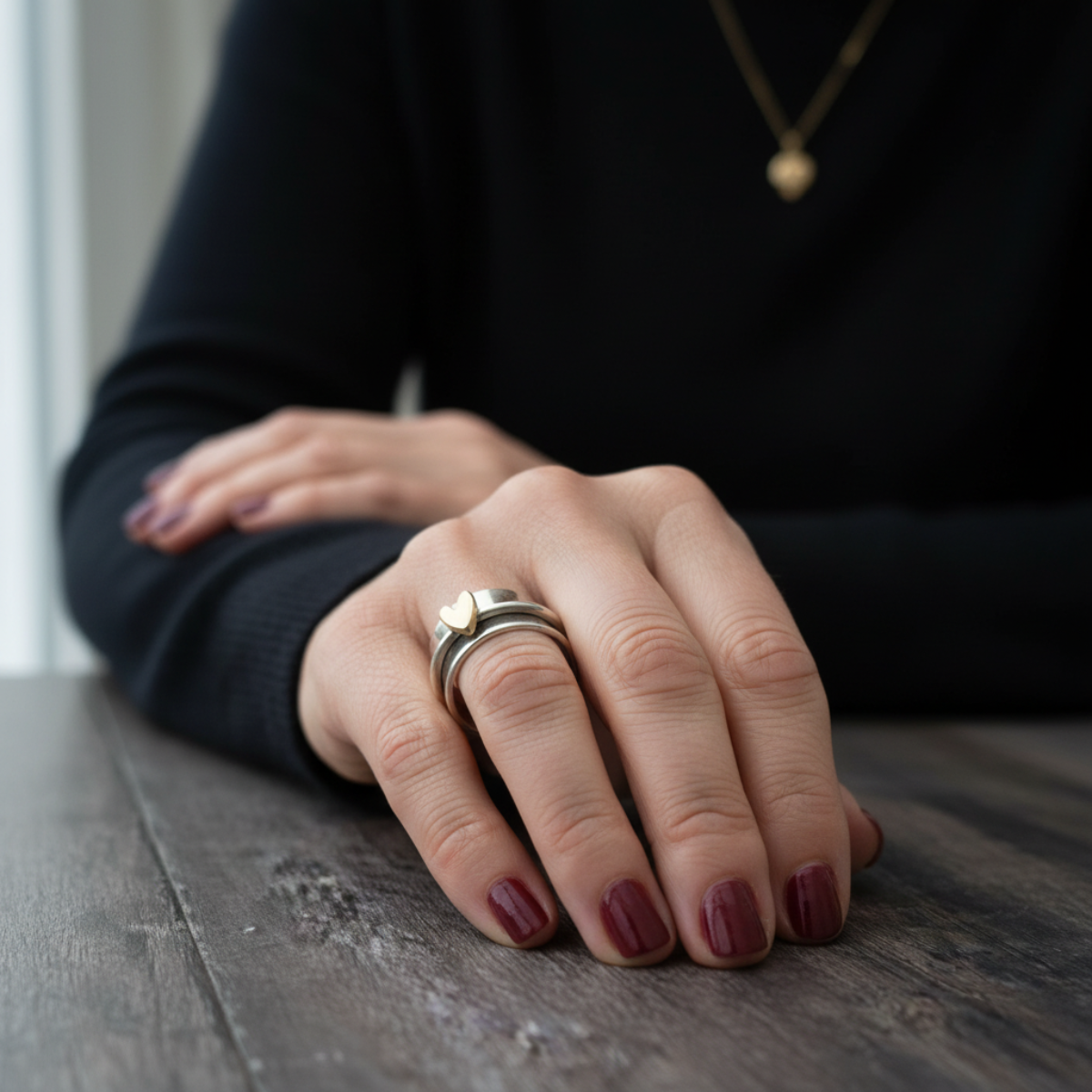 ALIXA™ | Bague Cœur Intemporelle