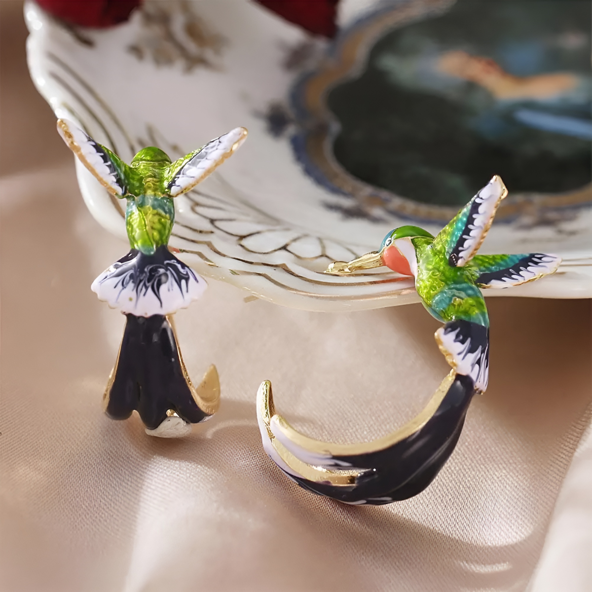 ELÉORA™ | Boucles d’Oreilles Colibri
