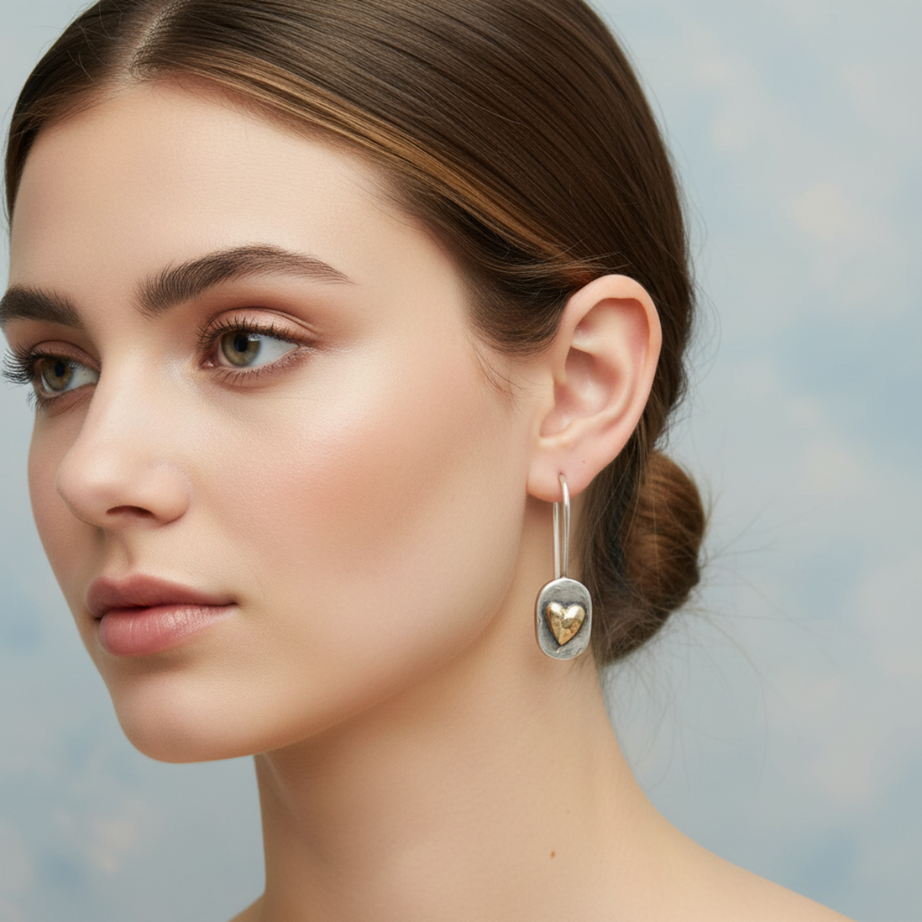 CLARA™ | Boucles d’Oreilles Cœur