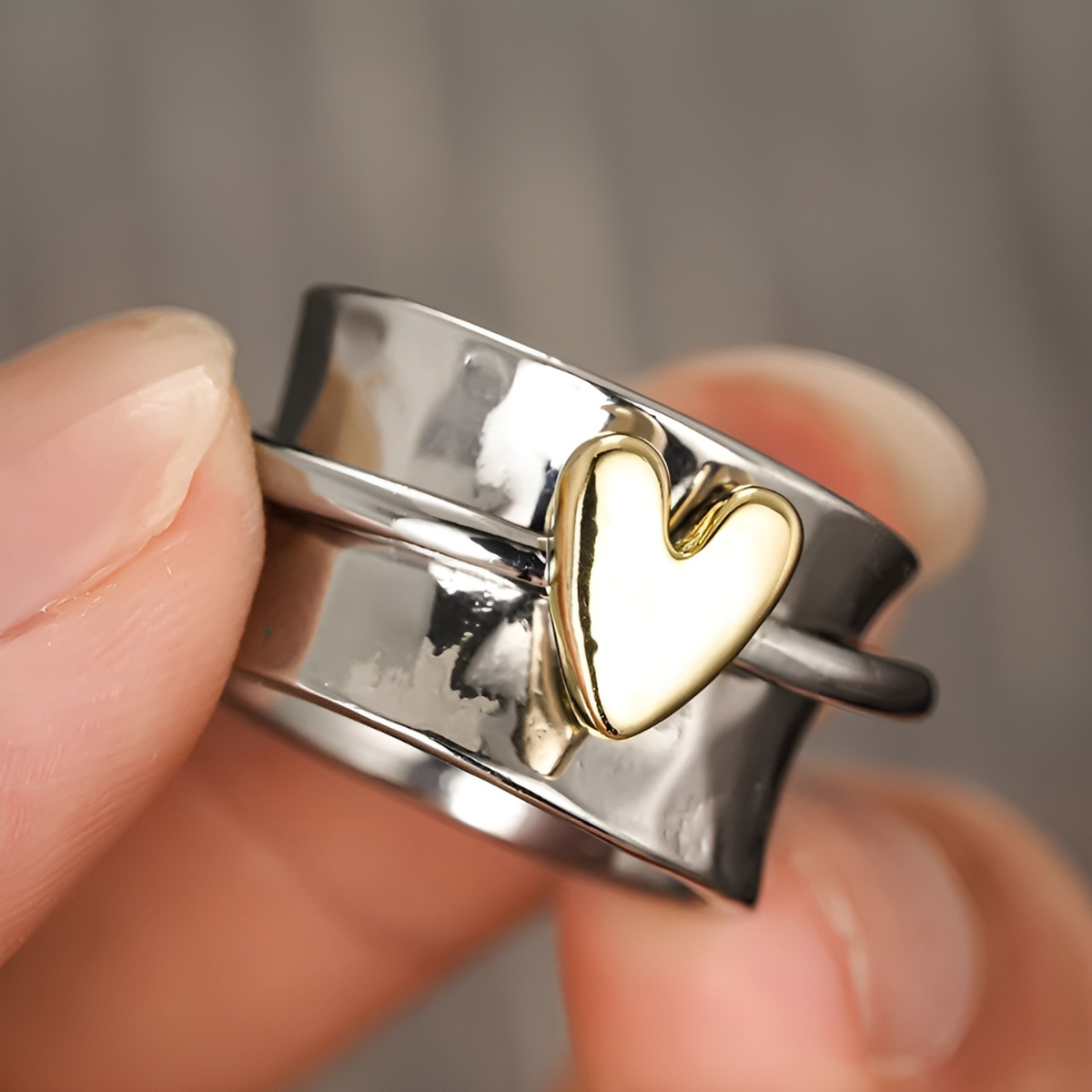 ALIXA™ | Bague Cœur Intemporelle