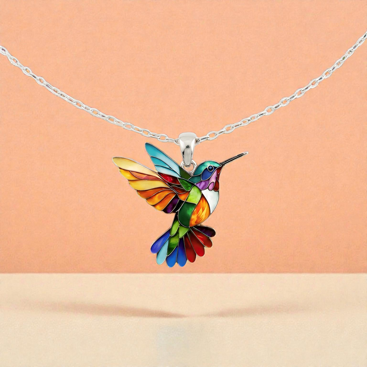 MALIA™ | Boucles d’Oreilles Colibri & Collier