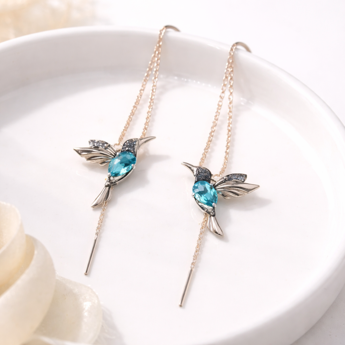 NAÏA™ | Boucles d’Oreilles Colibri