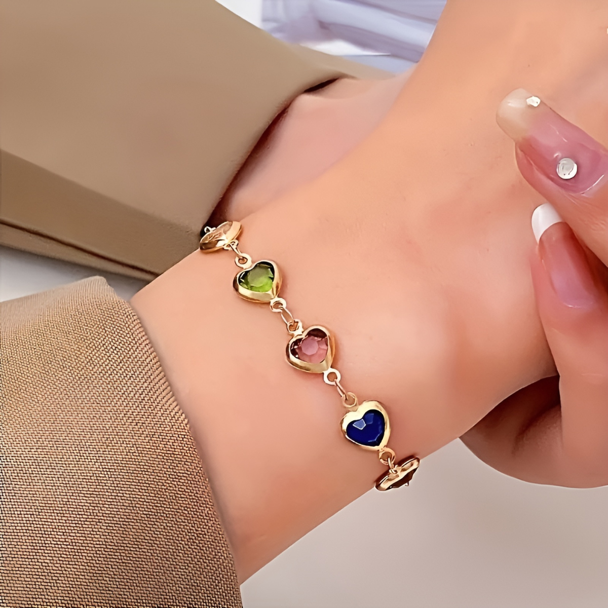ROMY™ | Bracelet Cœur Délicat