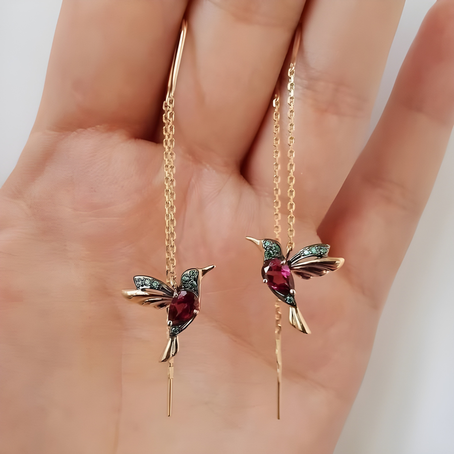 NAÏA™ | Boucles d’Oreilles Colibri