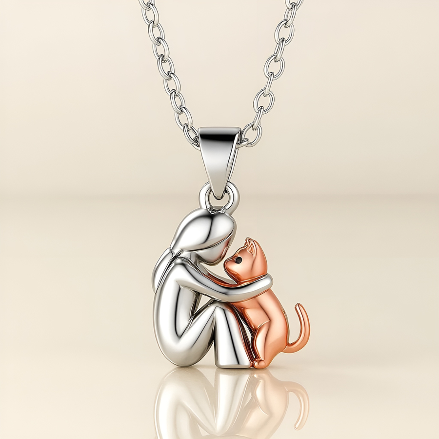 LÉNA™ | Collier Chat Élégant