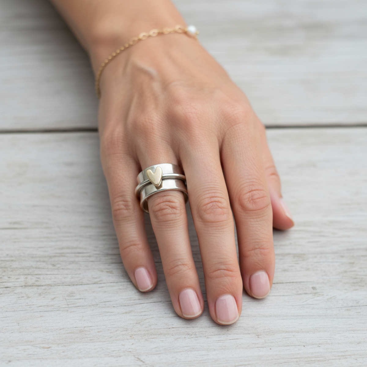 ALIXA™ | Bague Cœur Intemporelle