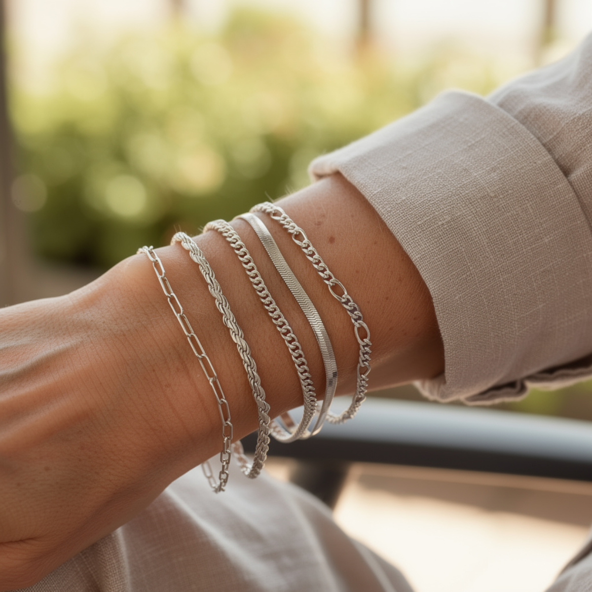 Elise™ | Ensemble de Bracelets en Or
