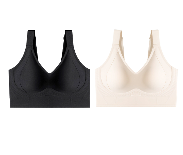 👙✨ PROMO FLASH 50% ! Soutien-gorge sans Coutures à Couverture Totale – Bretelles 3cm, Lissage Dos/Côtés, Bonnets B-F, Rembourrages Amovibles 🍃