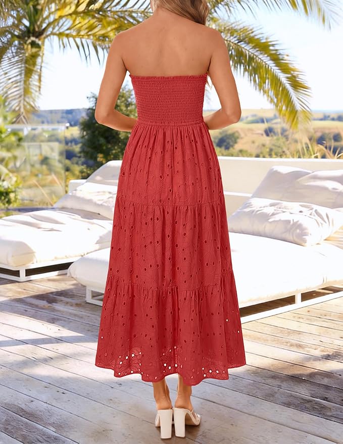 Robe Bustier Broderie Anglaise