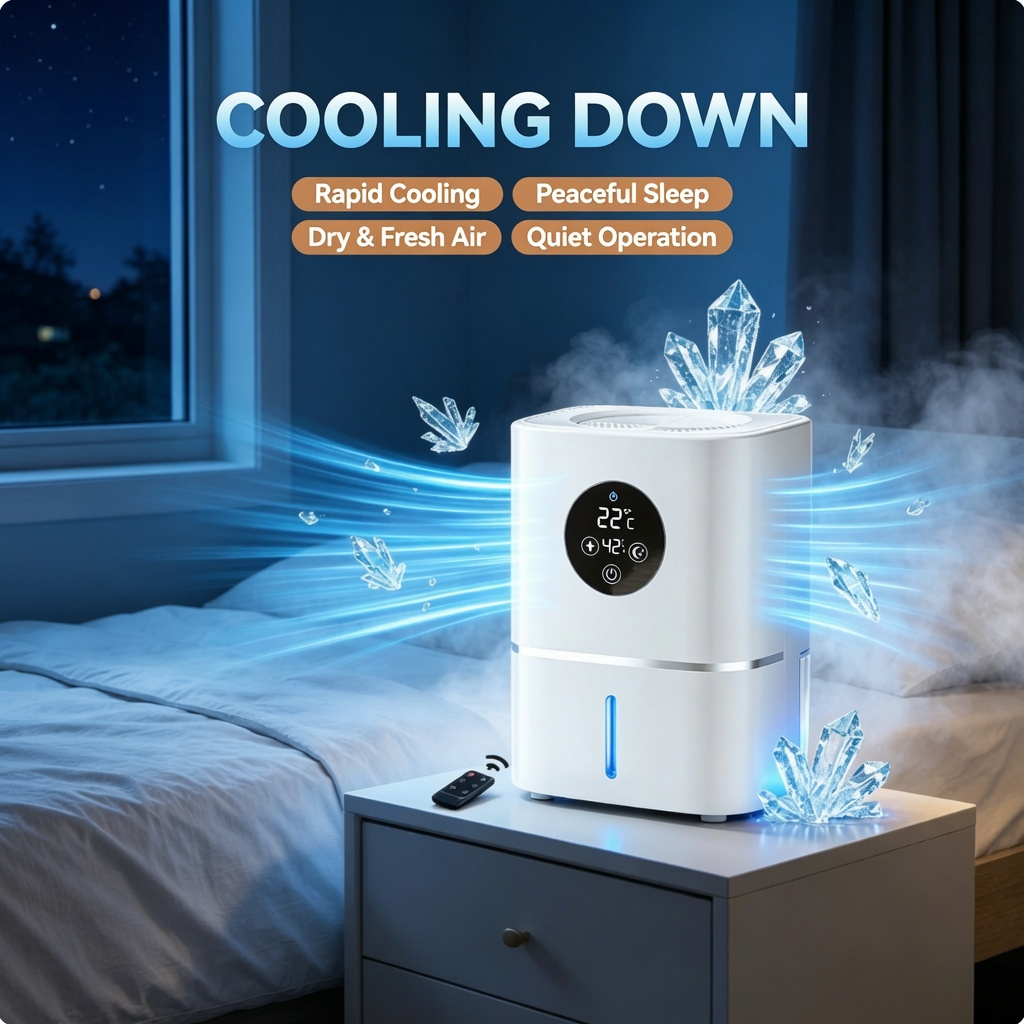 🧊 Refroidissement rapide ⚡ Déshumidificateur et refroidisseur pour la maison