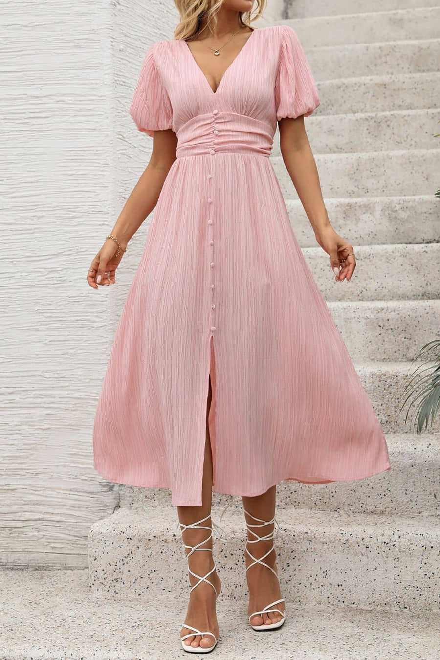 Robe Col en V Pour Mariage