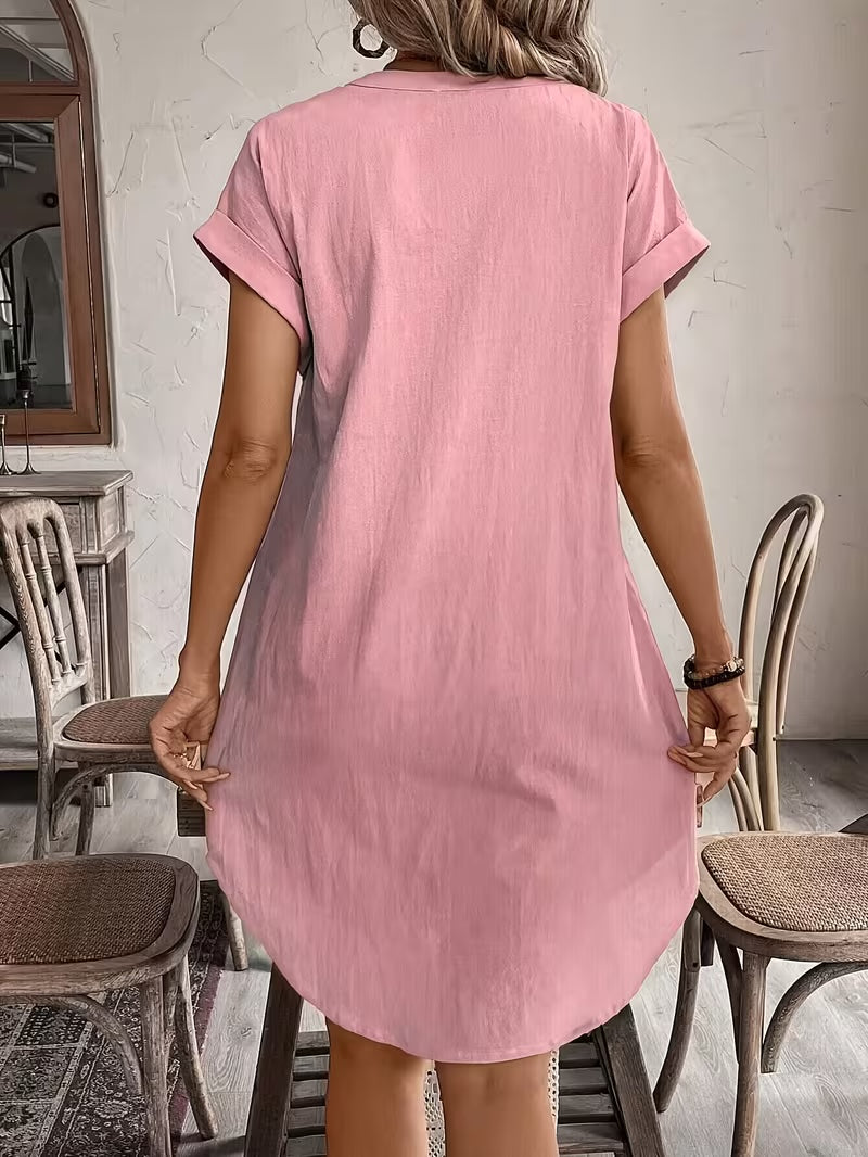 Robe Colette — Lin Boutonnée