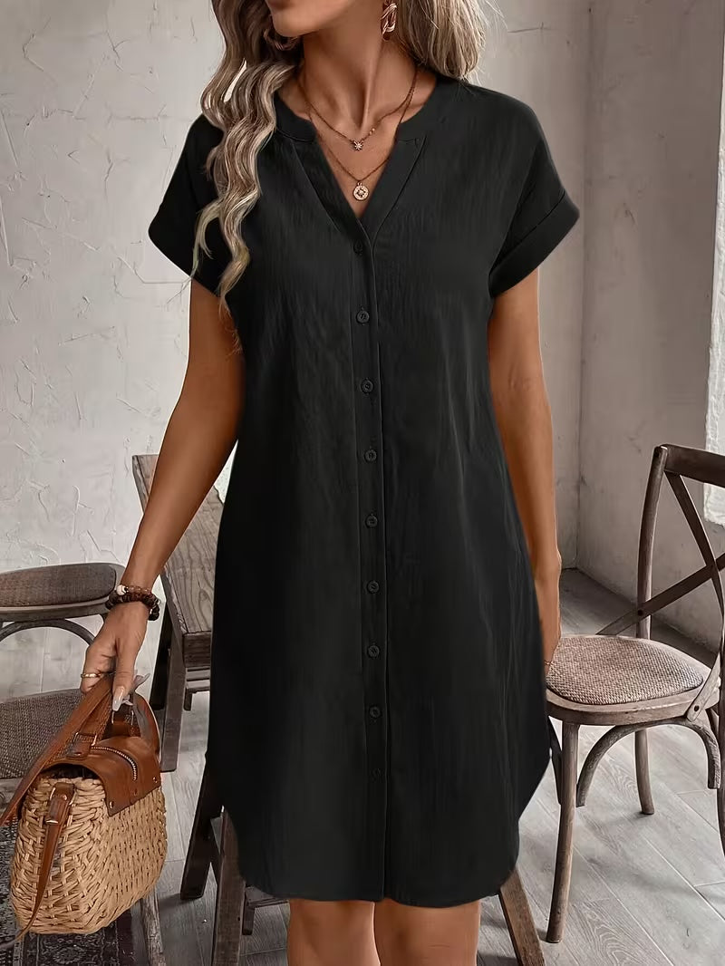 Robe Colette — Lin Boutonnée