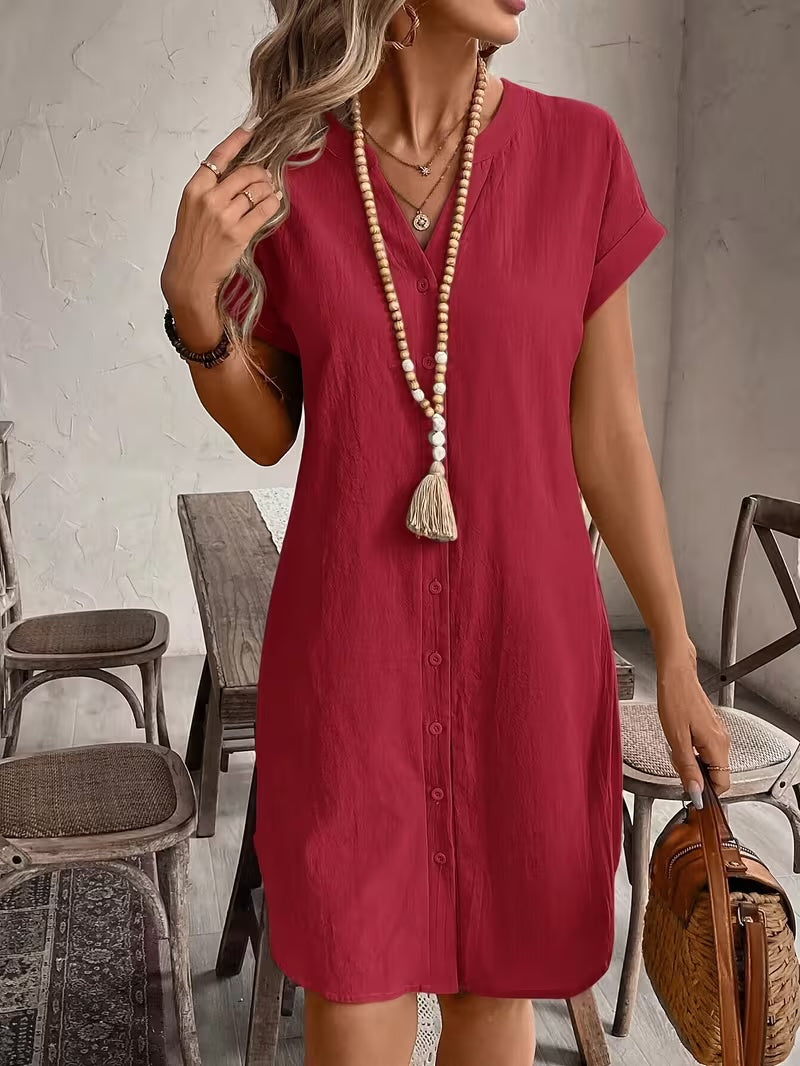 Robe Colette — Lin Boutonnée