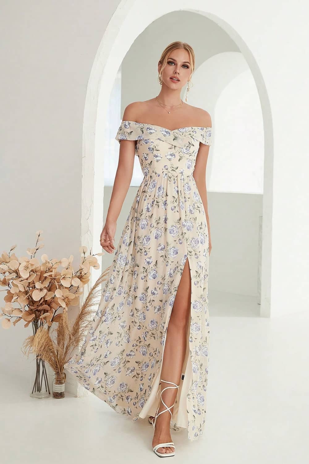 Robe Épaules Dénudées Pour Mariage