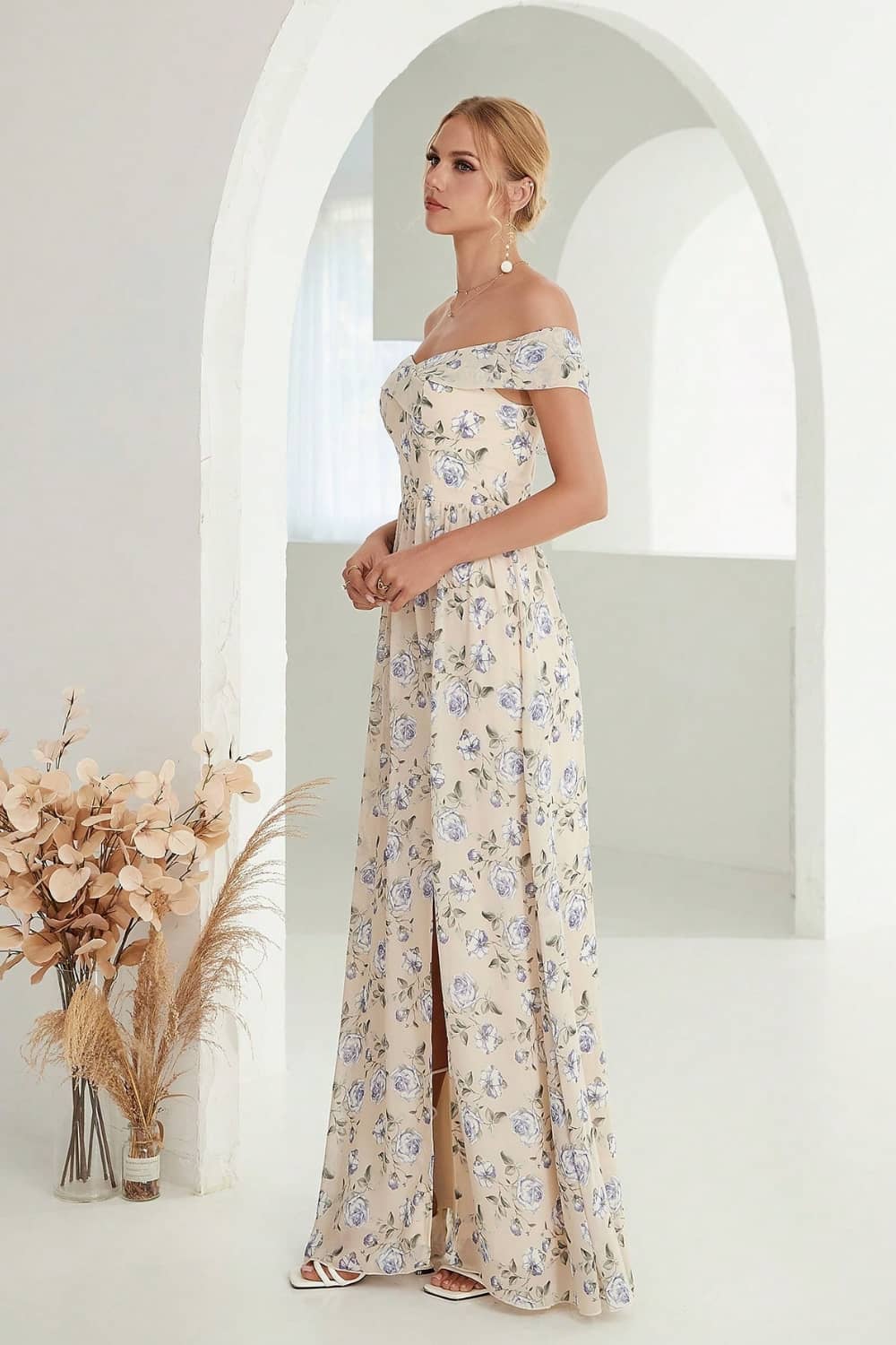 Robe Épaules Dénudées Pour Mariage