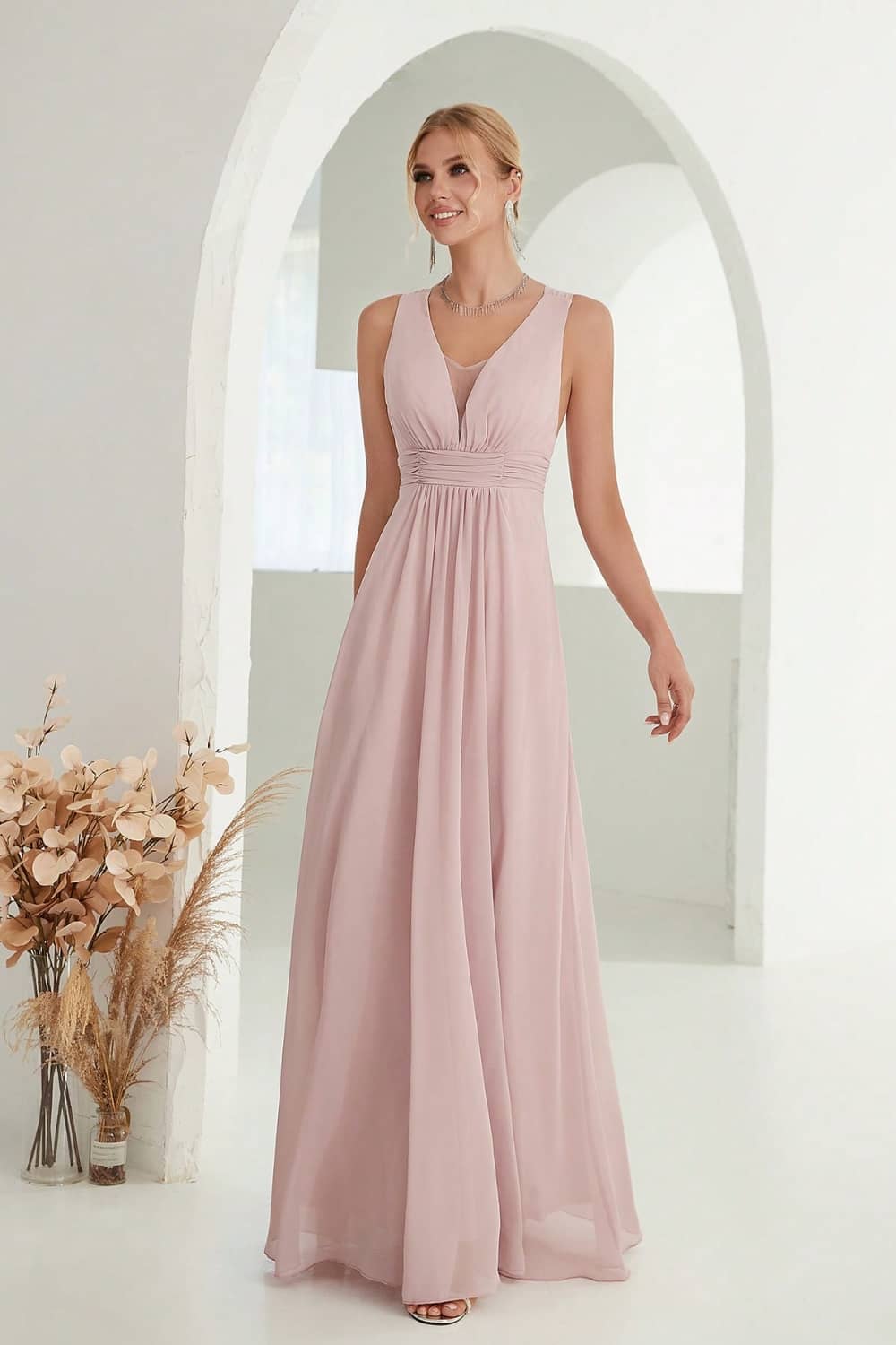 Robe Longue Fluide Dos Nu