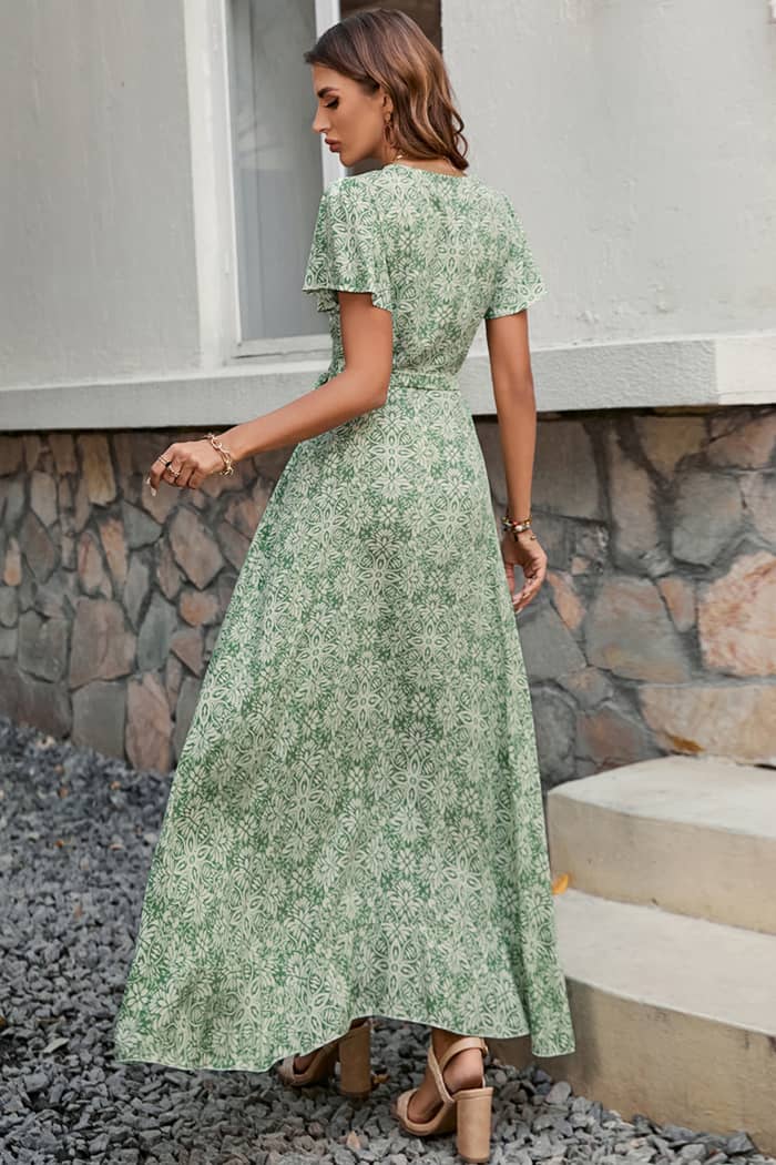Robe Portefeuille Longue Champêtre