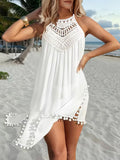 Robe de Plage Santorini — Dos-Nu Crochet