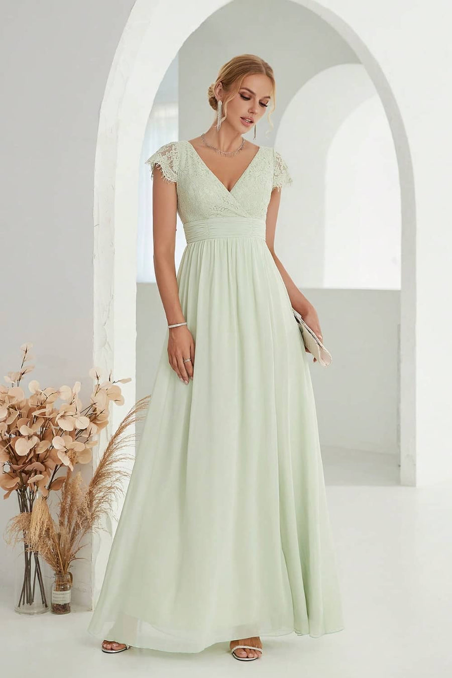 Robe Trapèze Chic Pour Mariage