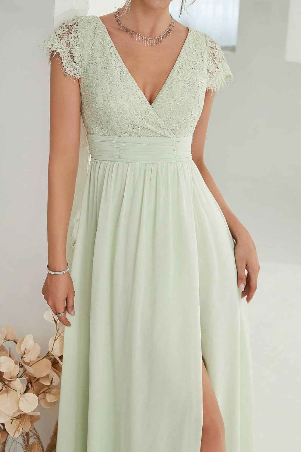 Robe Trapèze Chic Pour Mariage