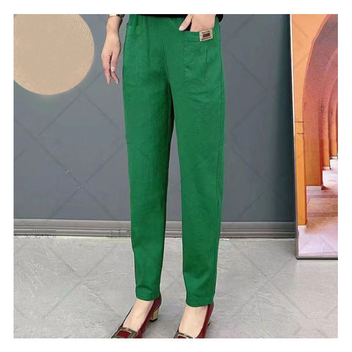 Pantalon en coton à taille élastique pour femme💖💖Promotion du jour -49% OFF