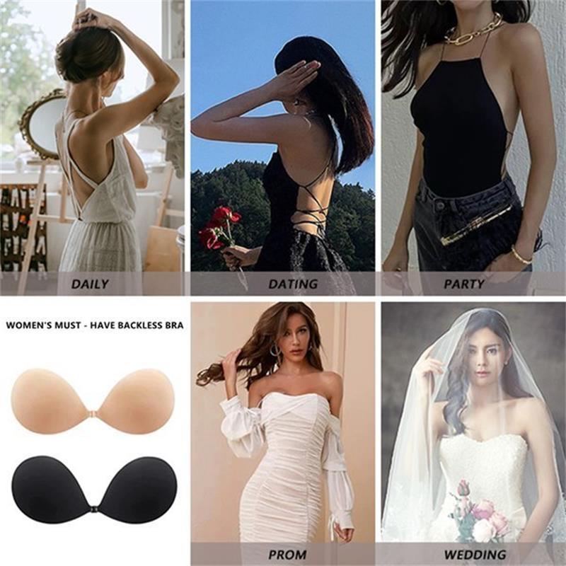 Soutien-Gorge Adhésifs à Fronces Invisibles