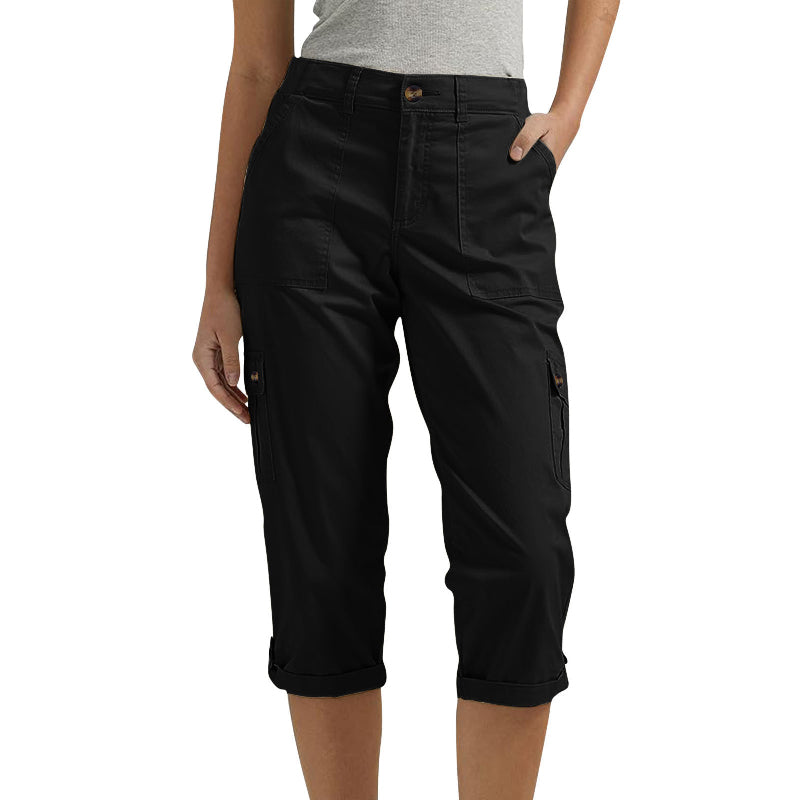 🔥Short décontracté multi-poches à haute élasticité pour femme