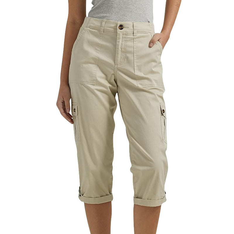 🔥Short décontracté multi-poches à haute élasticité pour femme