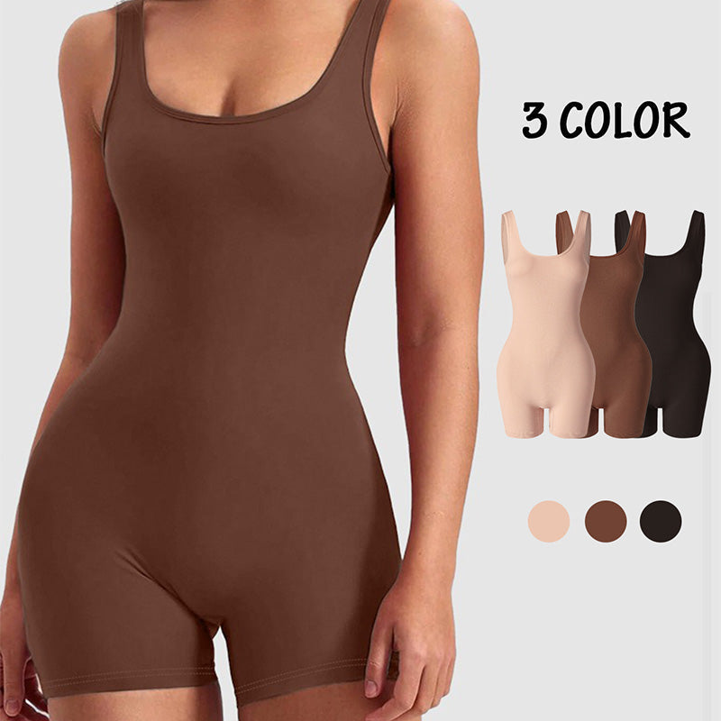 🎁 50% DE RÉDUCTION ! ✨ Gaine Amincissante 1 Pièce – Sculpte Ventre & Hanches, Invisible sous les Vêtements, Confort Respirant 💃🖤