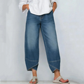 💥2026 HOT SALE💥Jeans décontractés pour femmes à jambes larges et coupe courte