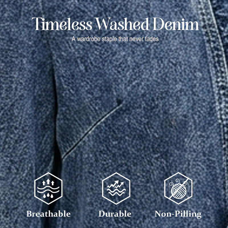 📢📢50 % DE RÉDUCTION !! ⏰Veste en jean à boutons pour femme, avec volants et ouverture sur le devant