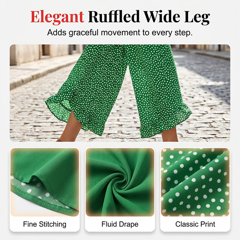 🔥 50 % de réduction aujourd'hui ! Pantalon ample à taille haute pour femme – Amincissant, confortable et chic