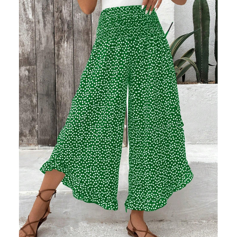 🔥 50 % de réduction aujourd'hui ! Pantalon ample à taille haute pour femme – Amincissant, confortable et chic