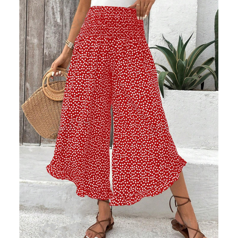 🔥 50 % de réduction aujourd'hui ! Pantalon ample à taille haute pour femme – Amincissant, confortable et chic