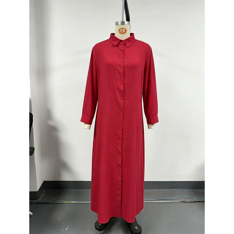 👗 Chemise longue à boutons, très tendance