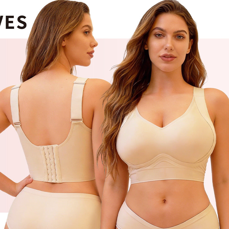 👙✨ PROMO FLASH 50% ! Soutien-gorge sans Coutures à Couverture Totale – Bretelles 3cm, Lissage Dos/Côtés, Bonnets B-F, Rembourrages Amovibles 🍃