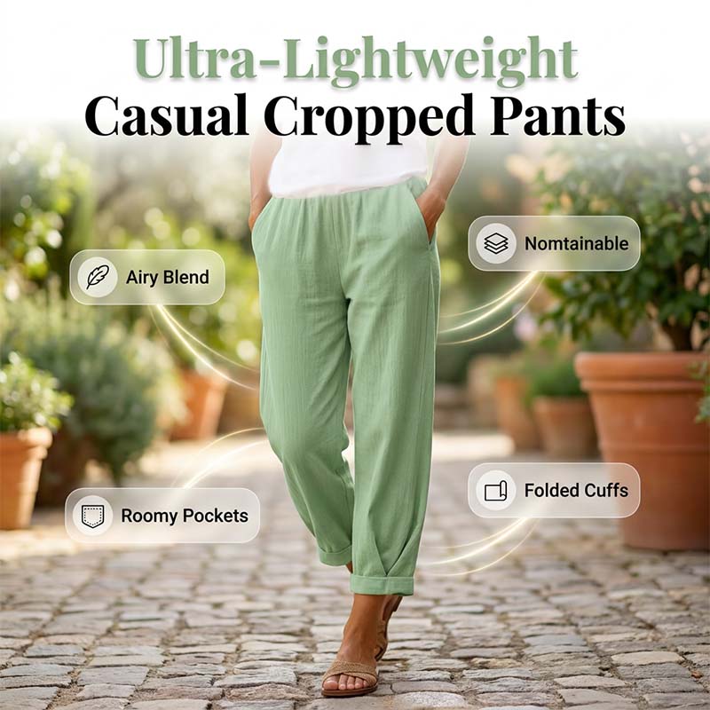 Women's Casual Elastic Waist Pants