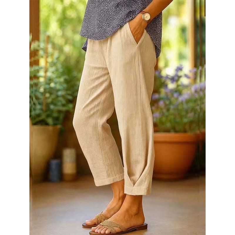 Women's Casual Elastic Waist Pants
