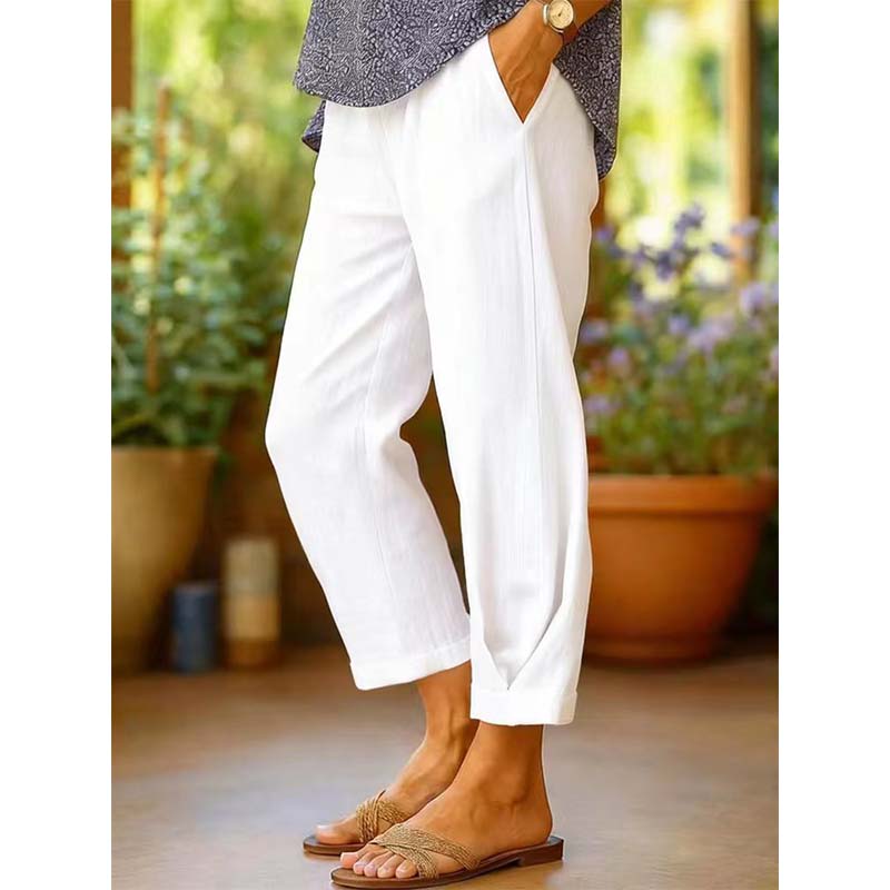 Women's Casual Elastic Waist Pants